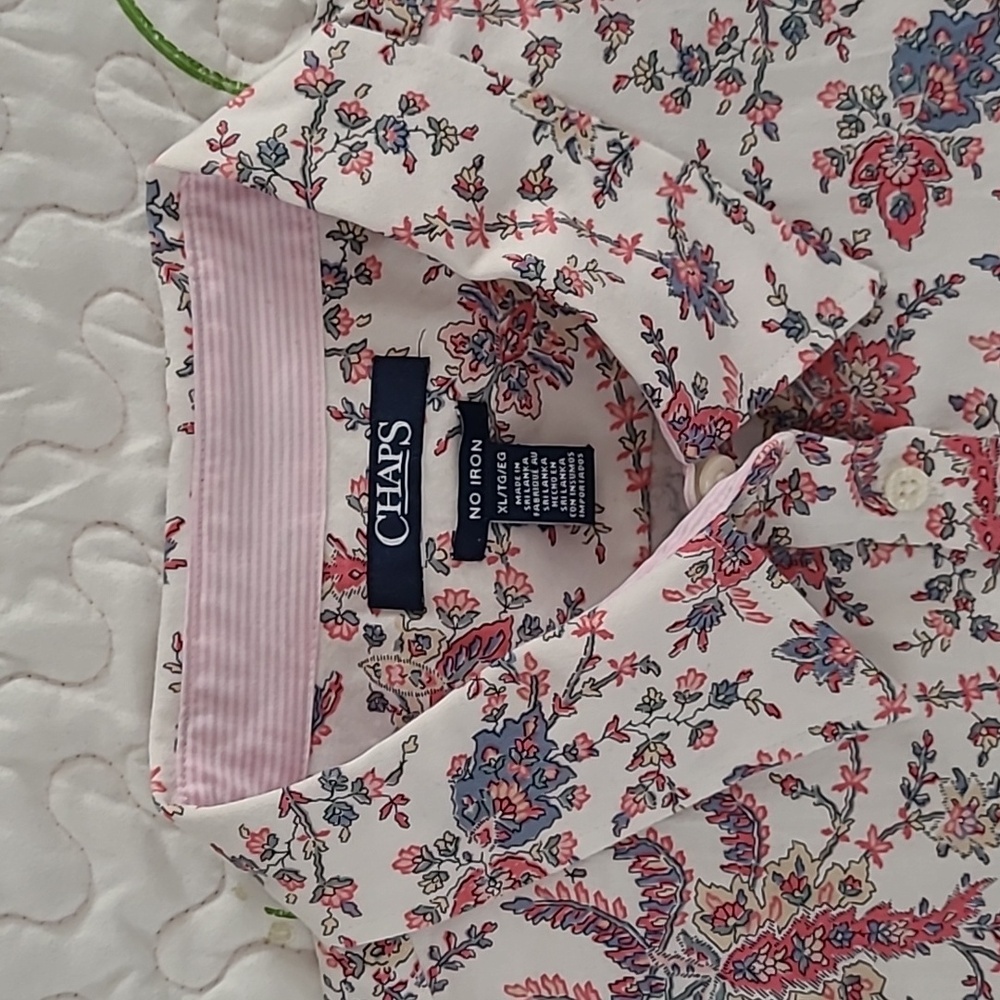 Women's Chaps XL 3/4 Length Sleeve Button Down. Great Condition (5) - Picture 7 of 13